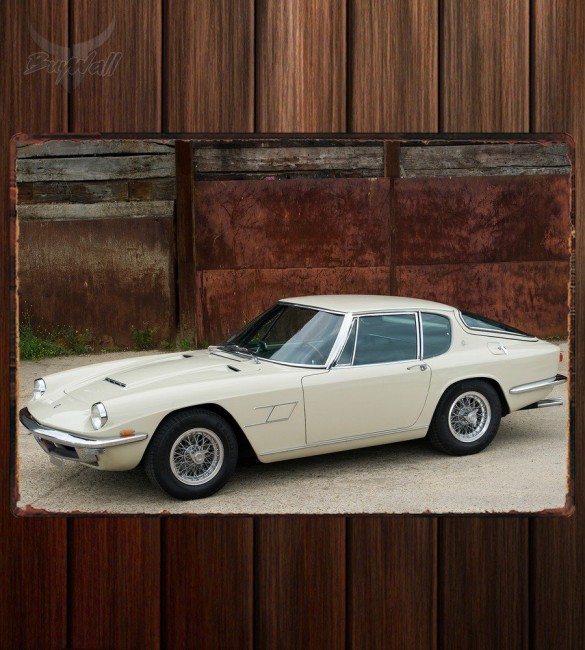 Металлическая табличка Maserati Mistral Металлическая табличка Maserati Mistral